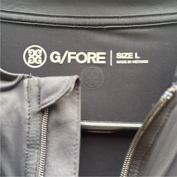 G/Fore Featherweight Black Golf Athleisure Full Zip Jacket size Large - Picture 3 of 5